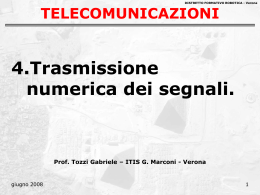 Trasmissione numerica in banda base