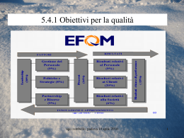 Modello EFQM (Lombardia Padova) 2005 &ndash; 2010