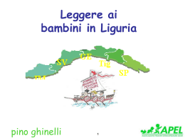 Leggere ai bambini in Liguria: Giuseppe Ghinelli