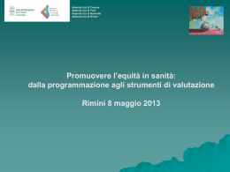 Slides AUSL Ravenna -Cicero_Fanelli Rimini 8 maggio2013