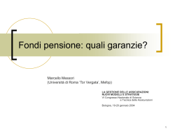 SCHEMI A CONTRIBUZIONE DEFINITA