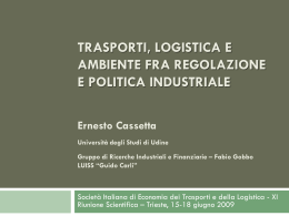 presentazione - SIET - Società Italiana di Economia dei Trasporti e