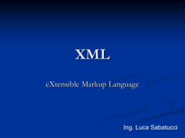 XML - ICAR