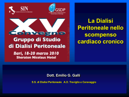 La Dialisi Peritoneale Emilio GALLI