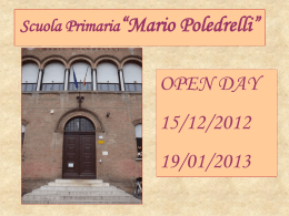 Open day Sc. Poledrelli