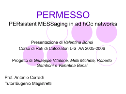 PERMESSO PERsistent MESSaging in ad hOc networks