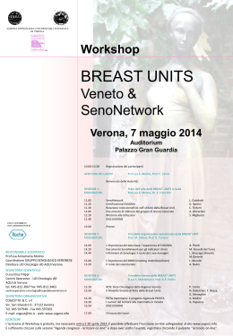 Verona, 7 maggio 2014 Auditorium Palazzo Gran Guardia
