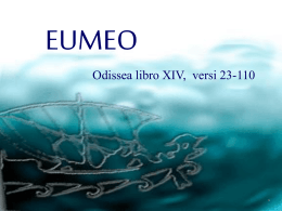 "Eumeo" dall`Odissea di Omero