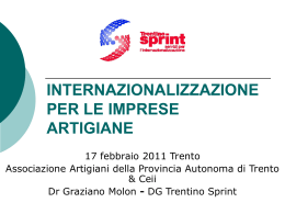 L`internazionalizzazione delle imprese: strategie