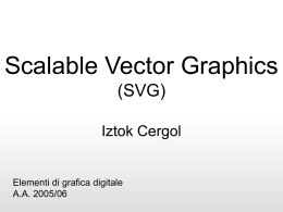 Scalable Vector Graphics