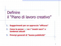 La creativit&agrave; off New York