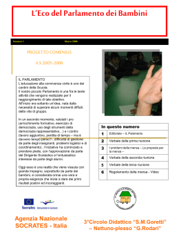 Il Parlamento dei Bambini
