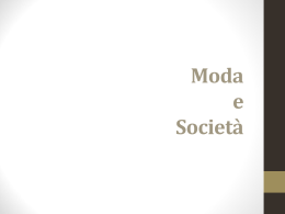 Moda 1- Autori e Concetti