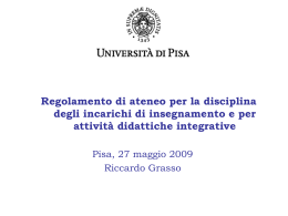 Relazione Dott. Riccardo Grasso