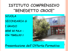 POF 2014 - Istituto Comprensivo Pula