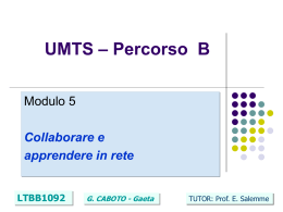 UMTS &ndash; Percorso B