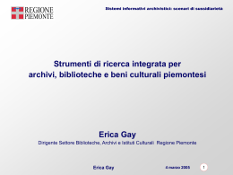 Erica Gay - Regione Veneto