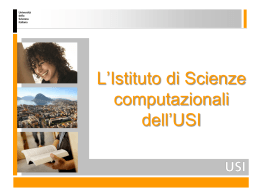 Slide show del presidente dell`USI Piero Martinoli (3 MB ppt)