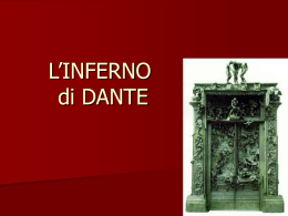L`INFERNO di DANTE
