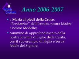 Il Cammino Anno Mariano 2007
