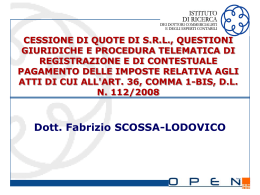 La formazione del documento informatico