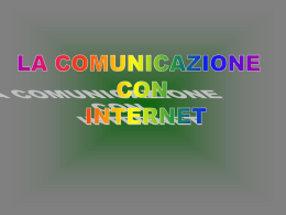 La comunicazione con internet
