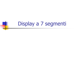 Come funzionano i display a 7 segmenti