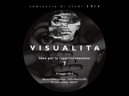 idee per la rappresentazione settimo seminario di studi