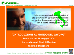Materiale - Messina - Universit&agrave; degli Studi di Messina