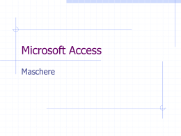 Maschere