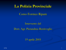 La Polizia Provinciale