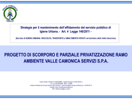 Servizio di raccolta con