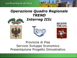 Servizio Sviluppo Economico – Provincia di Pisa