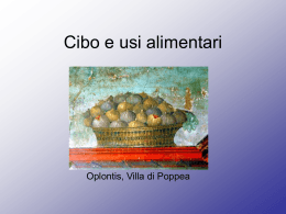 Il cibo e i banchetti