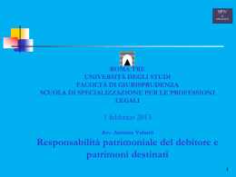Lezione 1.2.2013