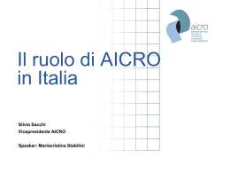 Forse non tutti sanno che... principali iniziative promosse dall