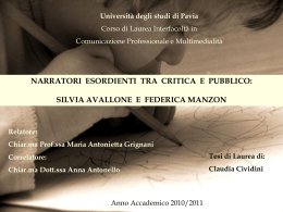 Cividini_Claudia - Cim - Università degli studi di Pavia