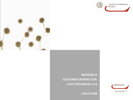 Dettaglio provinciale - CCIAA di Gorizia