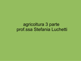 L`AGRICOLTURA