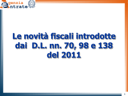 DL n. 98/2011