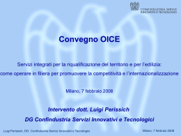 Il &ldquo;Primo Rapporto sugli Indicatori dei Servizi Innovativi e Tecnologici&rdquo;