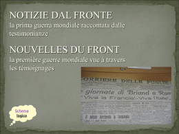 Notizie dal fronte - Histoire-en