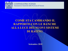Indagine Banca-Impresa 2010