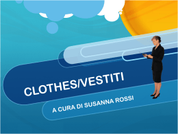 CLOTHES/VESTITI
