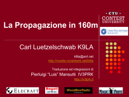 La Propagazione in 160m