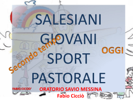 Salesiani, Giovani, Sport e Pastorale - 2