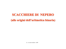 SCACCHIERE DI NEPERO