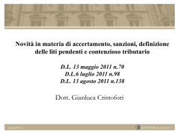 Le principali novità del "Decreto Sviluppo" e delle