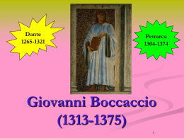 Giovanni Boccaccio (1313