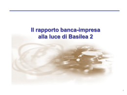 Impatto sulla relazione banca